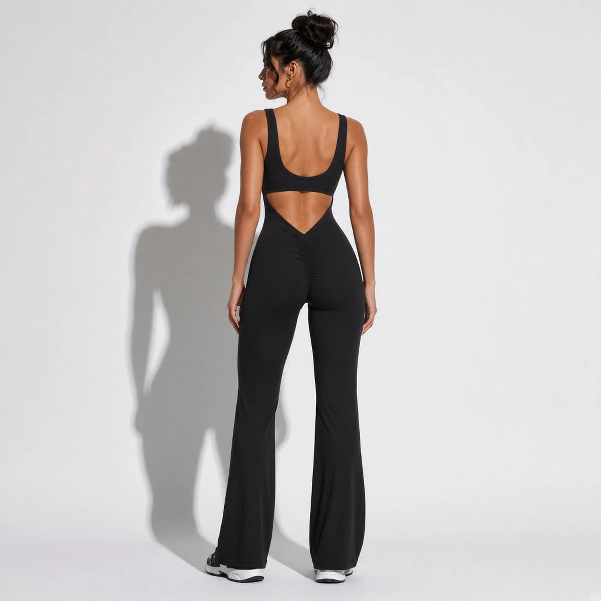 Yoga Jumpsuit — black back