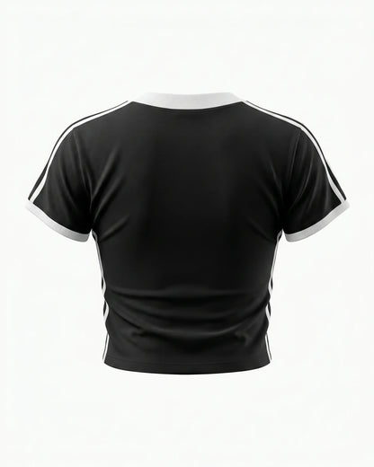 Von D V-Neck Crop T-Shirt