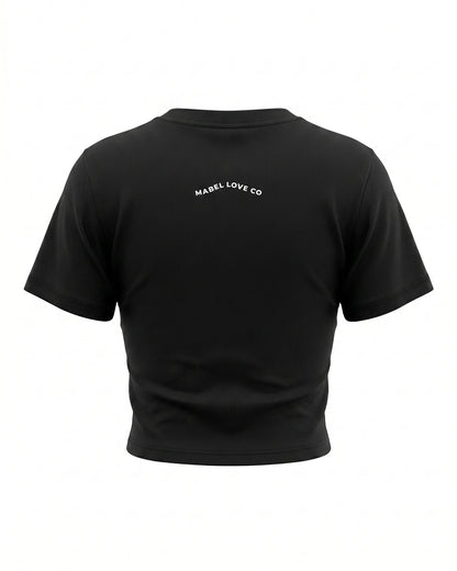 The Book Was Better Ribbed Crop T-Shirt