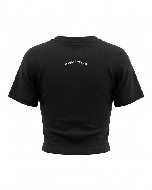 The Book Was Better Ribbed Crop T-Shirt