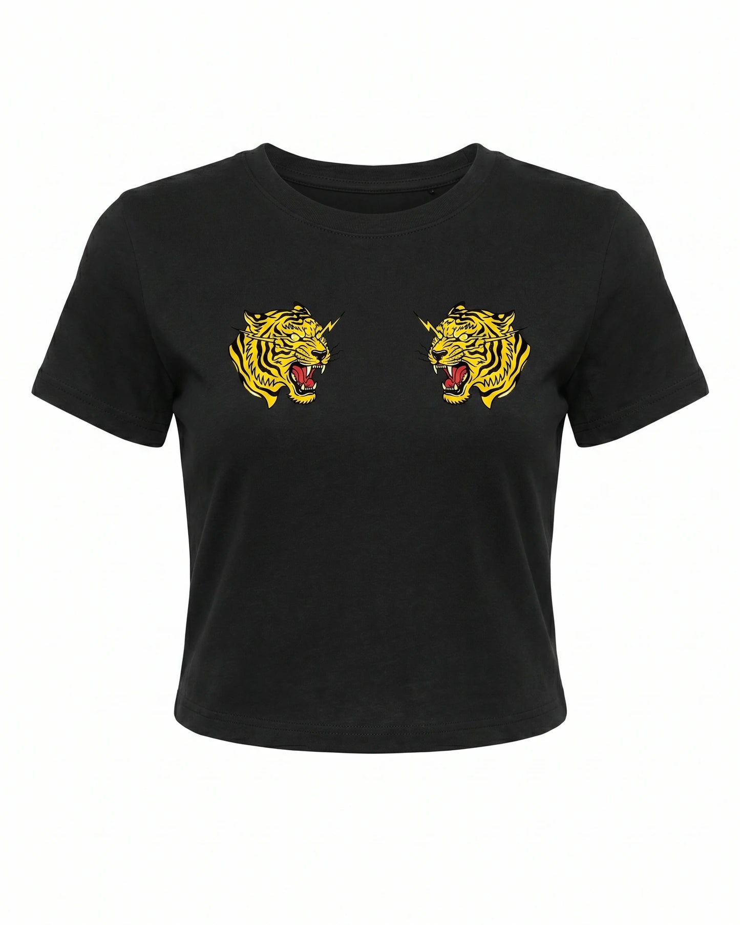 Tiger Fitted Crop T-Shirt