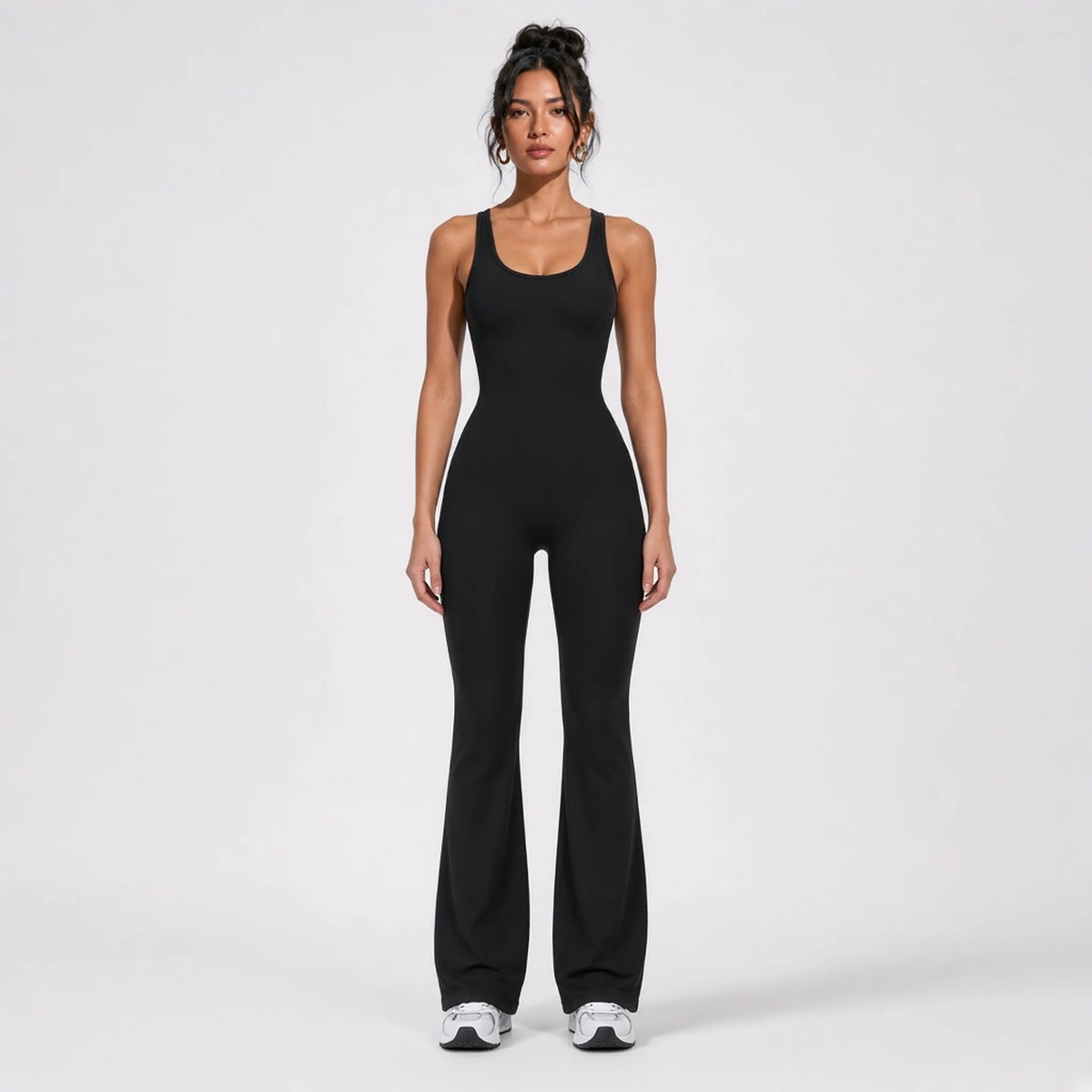 Yoga Jumpsuit — black front