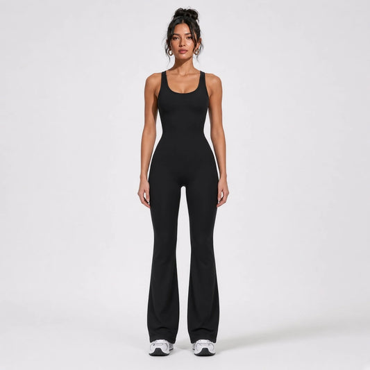 Yoga Jumpsuit — black front