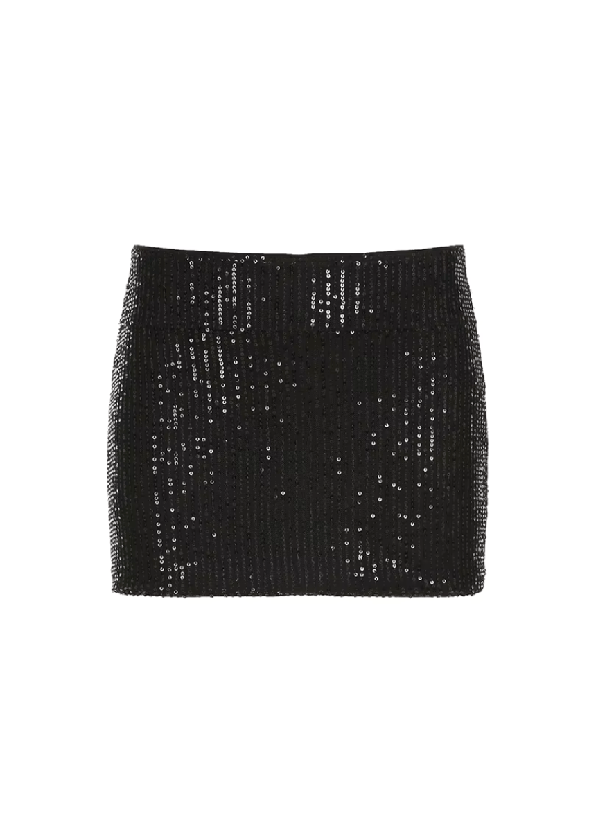 Black Sequin Skirts