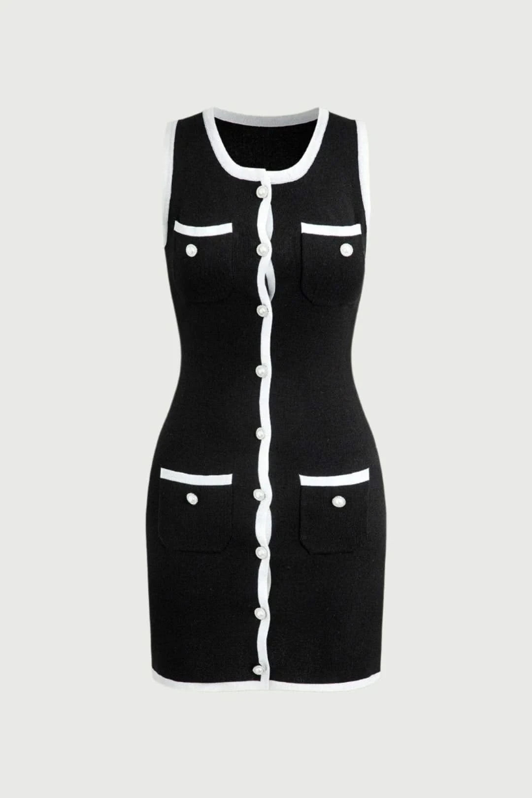 Black Vintage Mini Dress | MABEL LOVE Black / S Black Vintage Mini Dress | MABEL LOVE Black / S