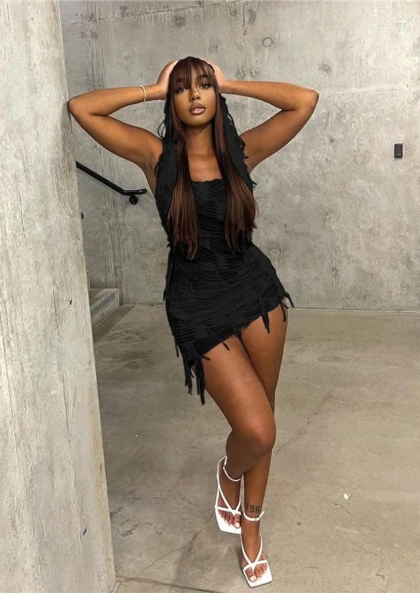 Bodycon Hoodie Dress - hoodie Dresses | Mabel Love Co Bodycon Hoodie Dress - hoodie Dresses | Mabel Love Co