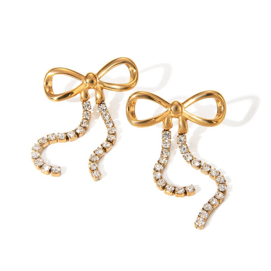 Bowknot Drop Earrings