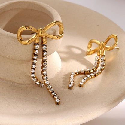 Bowknot Drop Earrings