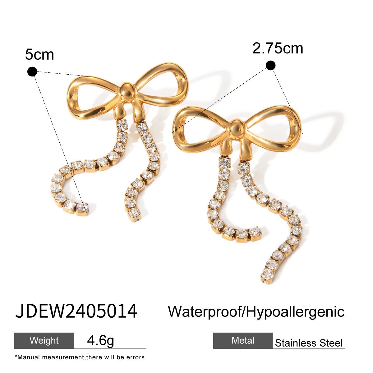 Bowknot Drop Earrings