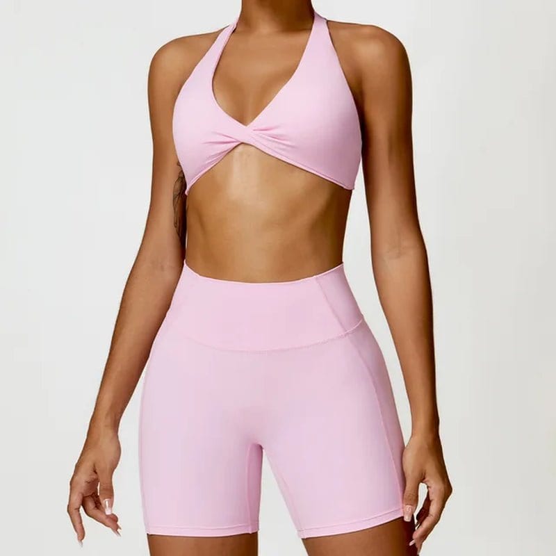 Bralette V - Shaped Yoga Short 2 piece Set