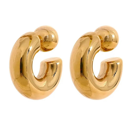 Gold Brooklyn Hoop Earrings