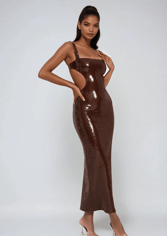 Brown Maxi Dress