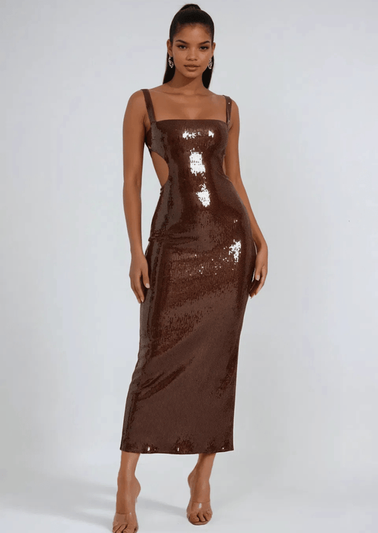Brown Maxi Dress