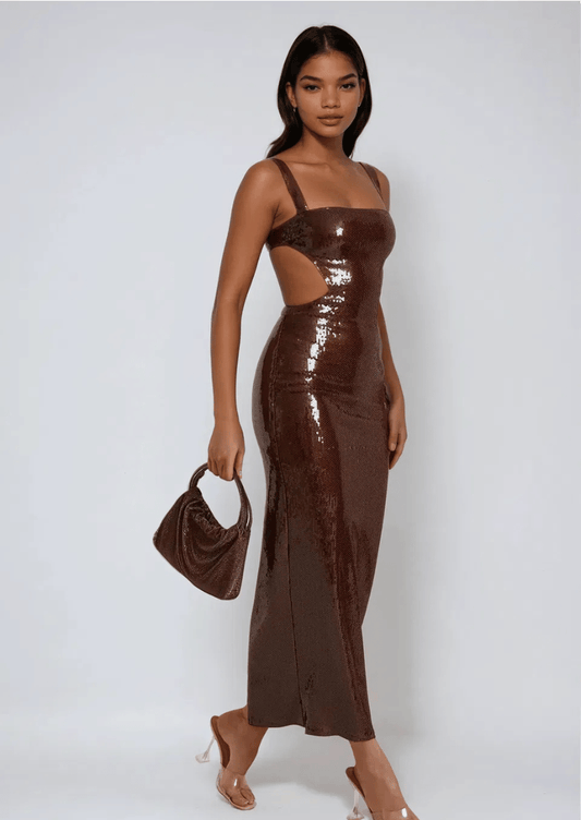 Brown Maxi Dress