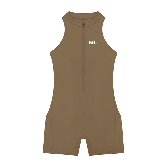 Women’s Quarter-Zip Yoga Romper