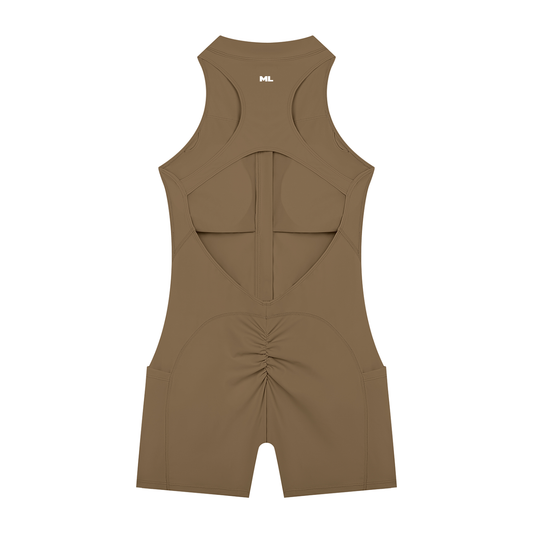 Women’s Quarter-Zip Yoga Romper