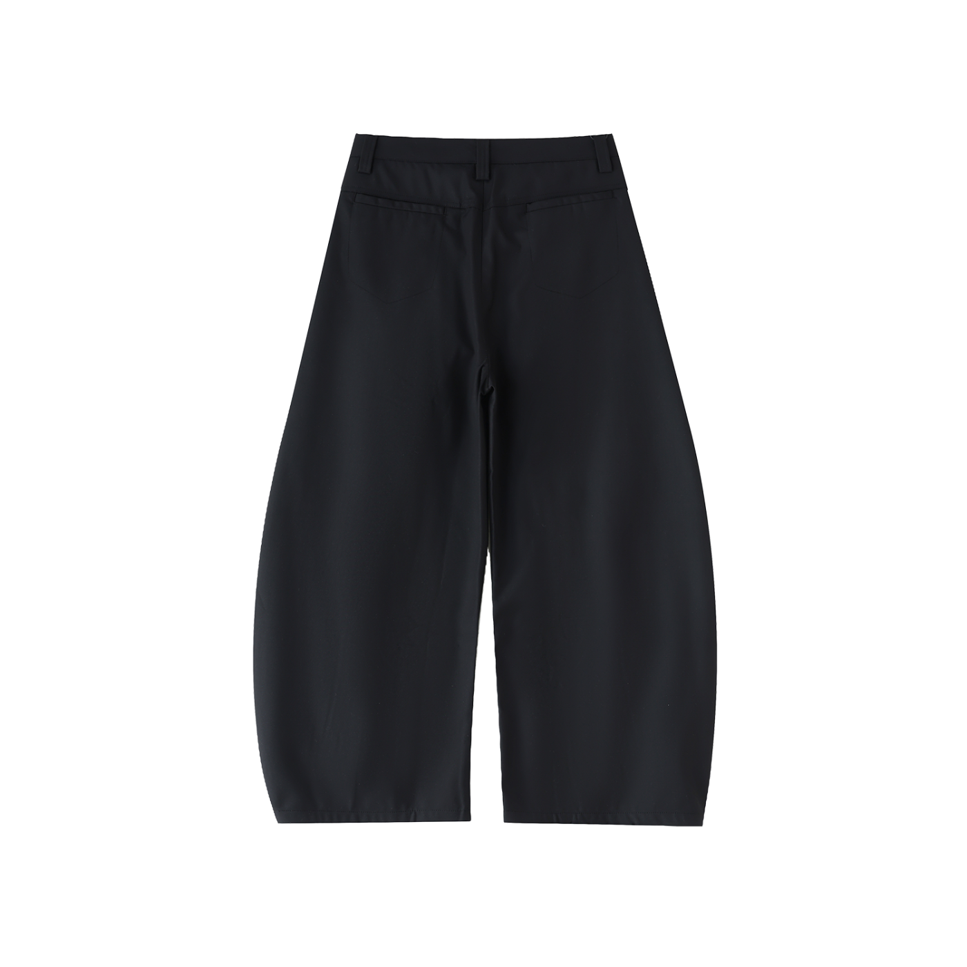 Barrel Pants Moderate Loose Fit, Black / XL Barrel Pants Moderate Loose Fit, Black / XL