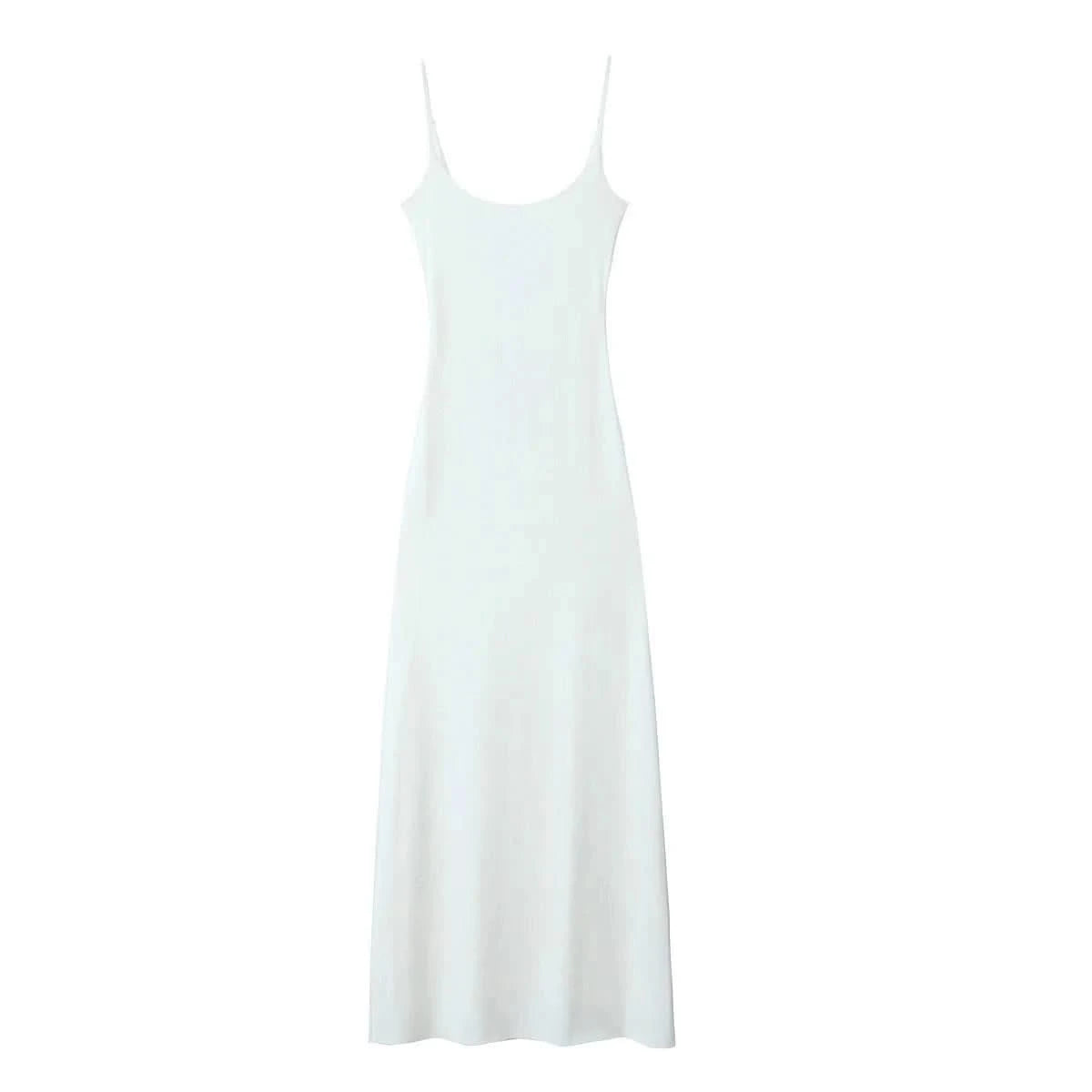 Cami Slip Midi Dress White / L Cami Slip Midi Dress White / L