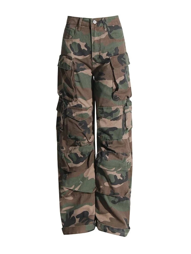 Camo cargo pants