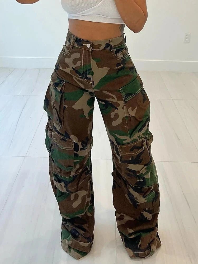 Camo cargo pants