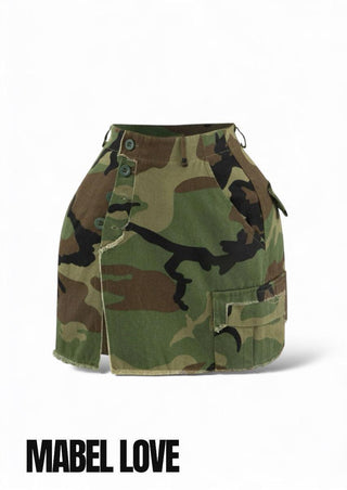 Camo Mini Skirt