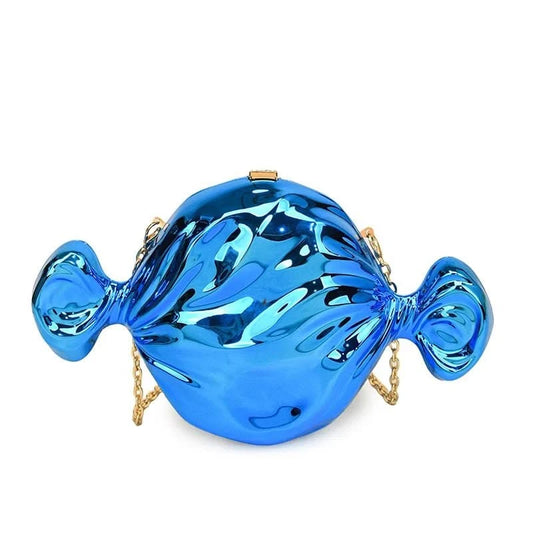 Blue Candy Wrapper Bag