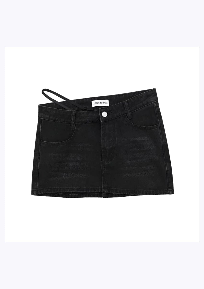 Carnival Holiday High Waist Denim Skirt