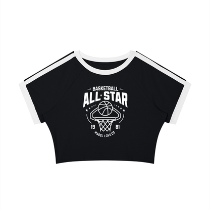 Basketball Crop T-Shirt