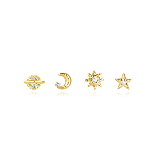 Celestial/Star/Moon/Sun Pierce Earring Set