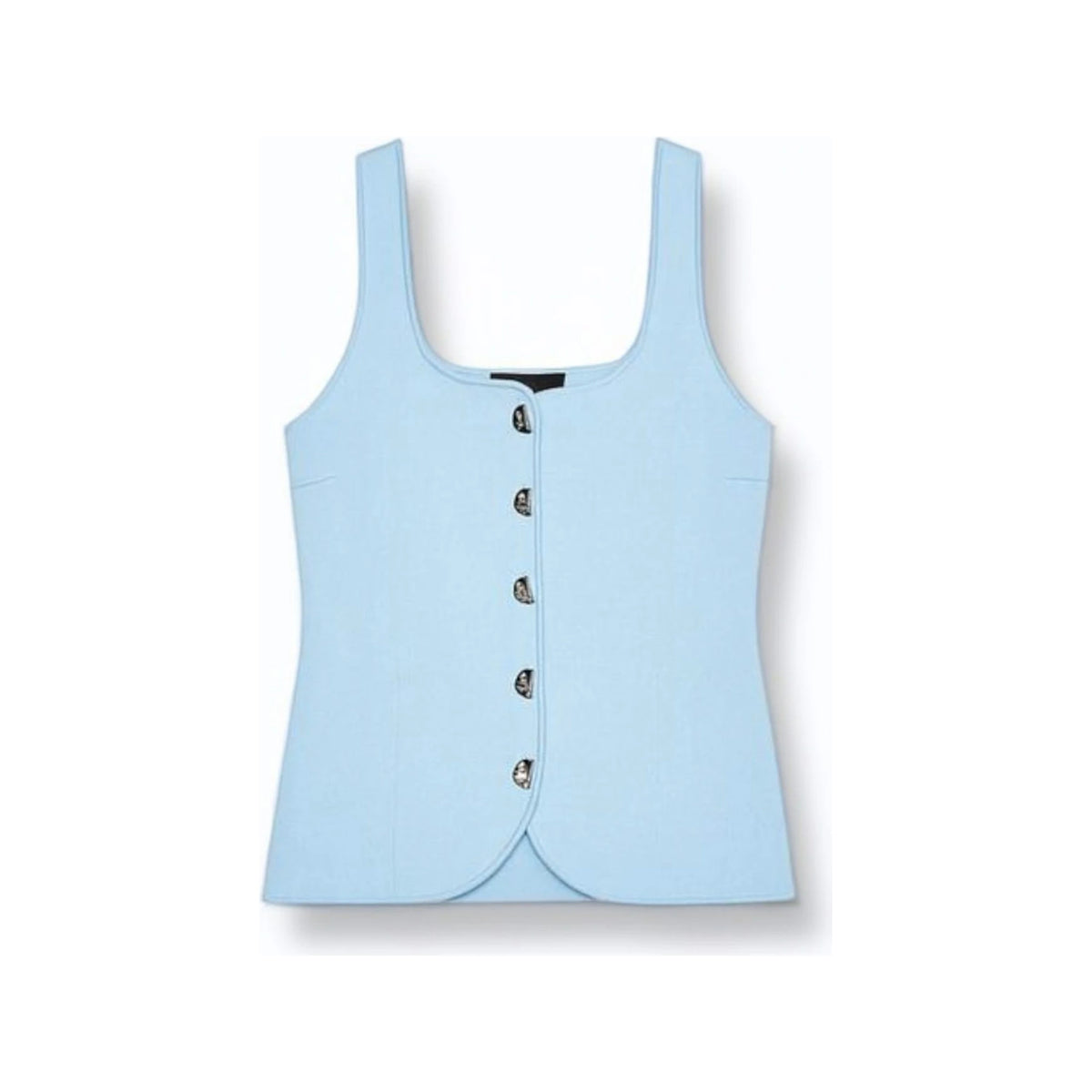 Chic Knitted Camis Top - Street Fashion Style — corrected front ghost image with standard spacing