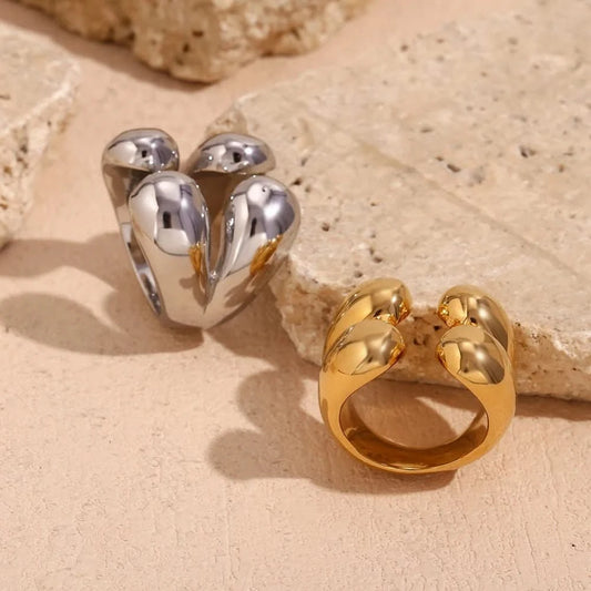 Chic Water Drop Ring - Trendy Lady Gift