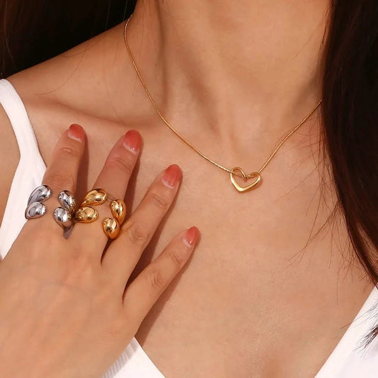 Chic Water Drop Ring - Trendy Lady Gift