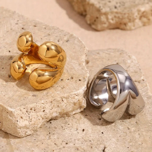Chic Water Drop Ring - Trendy Lady Gift