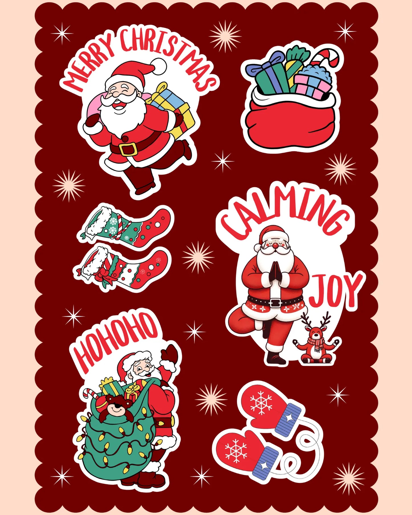 Christmas Stickers Printable