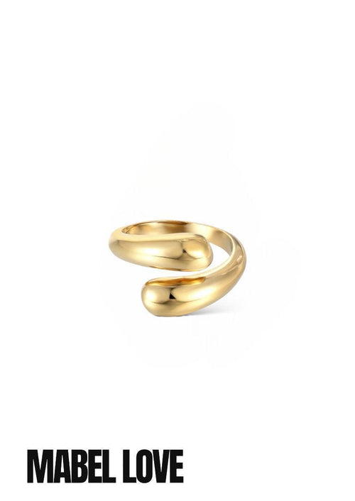 Chunky Twist Gold Ring