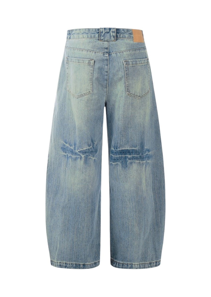 Back Classic Denim Trousers