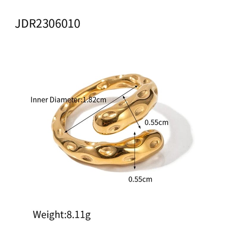 Contemporary Gold Ring