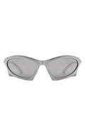 Rectangle Sport Geometric Wrap Around Sunglasses, [product type]