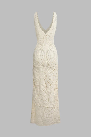 Crochet Hollow - Out Long Dress