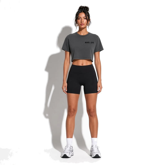 Mabel Love Crop Top — front