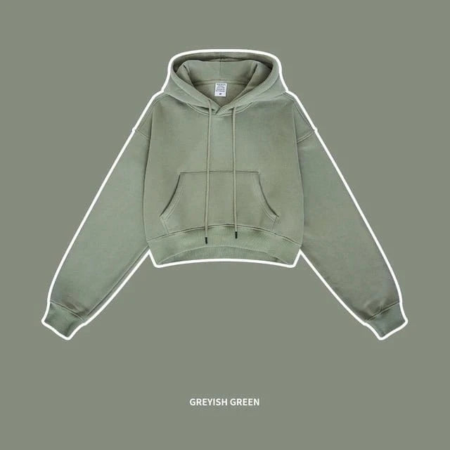 cropped hoodie and joggers for women