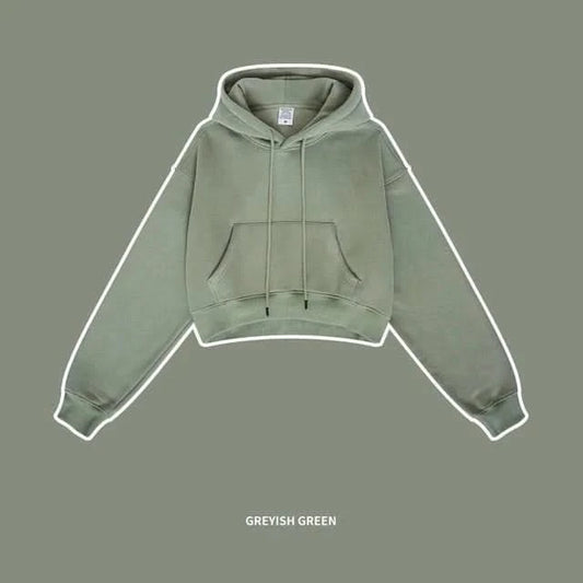 cropped hoodie and joggers for women