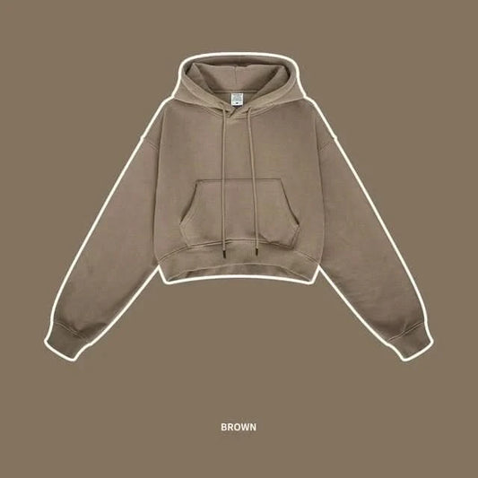 cropped hoodie and joggers for women