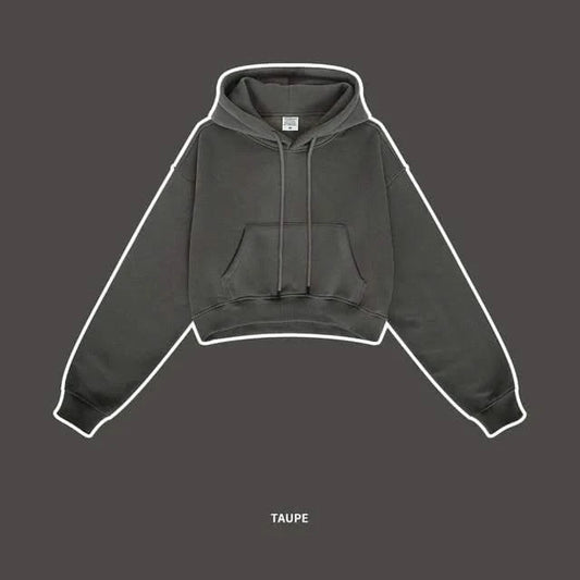 cropped hoodie and joggers for women