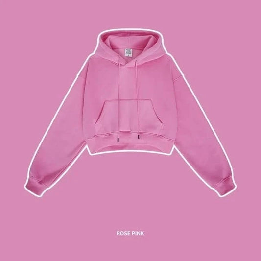 cropped hoodie and joggers for women