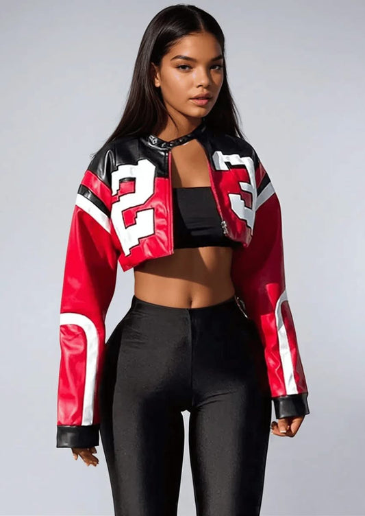 Cropped Varsity Jacket