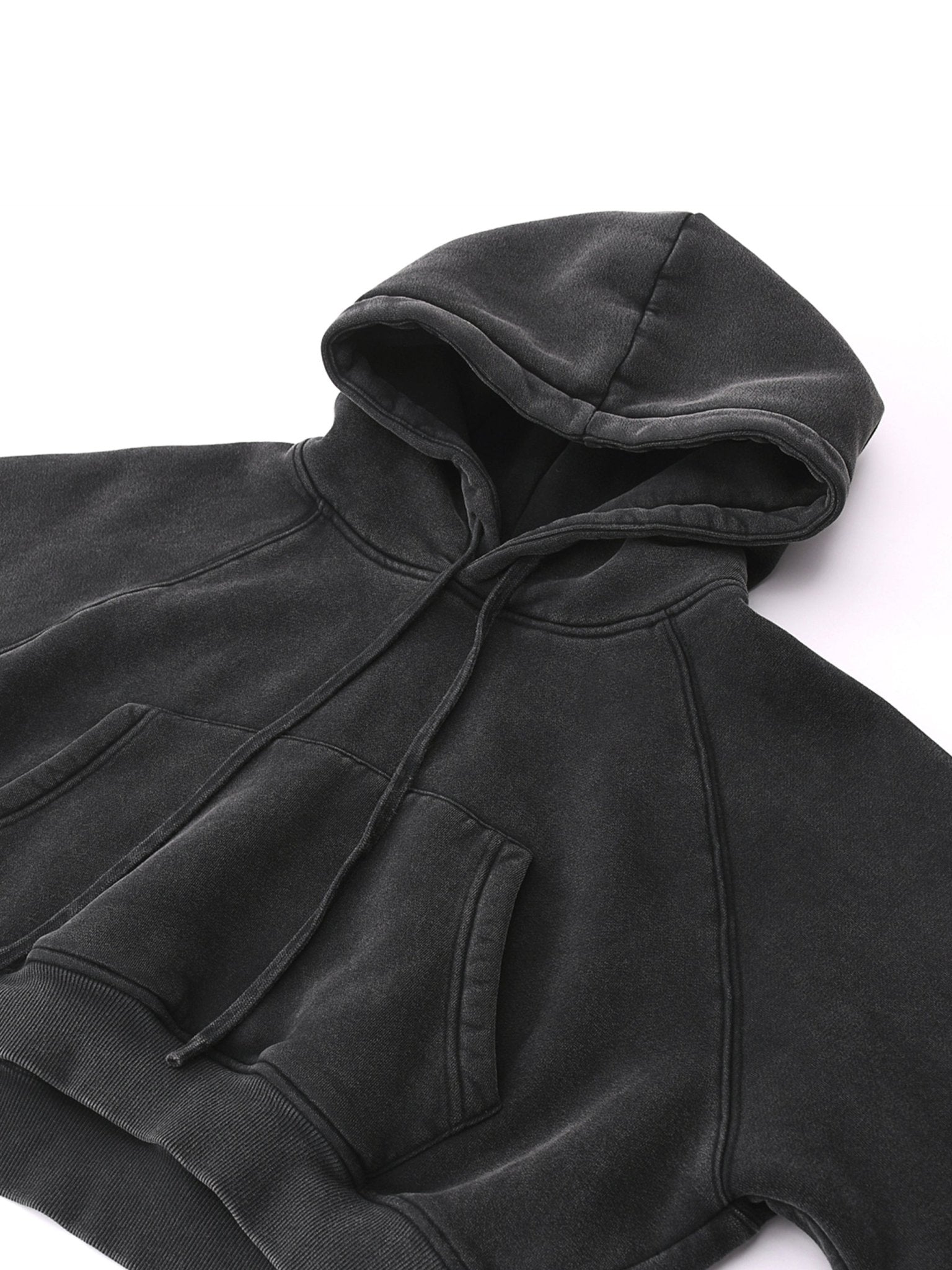 Cropped Zip - Through Hoodie