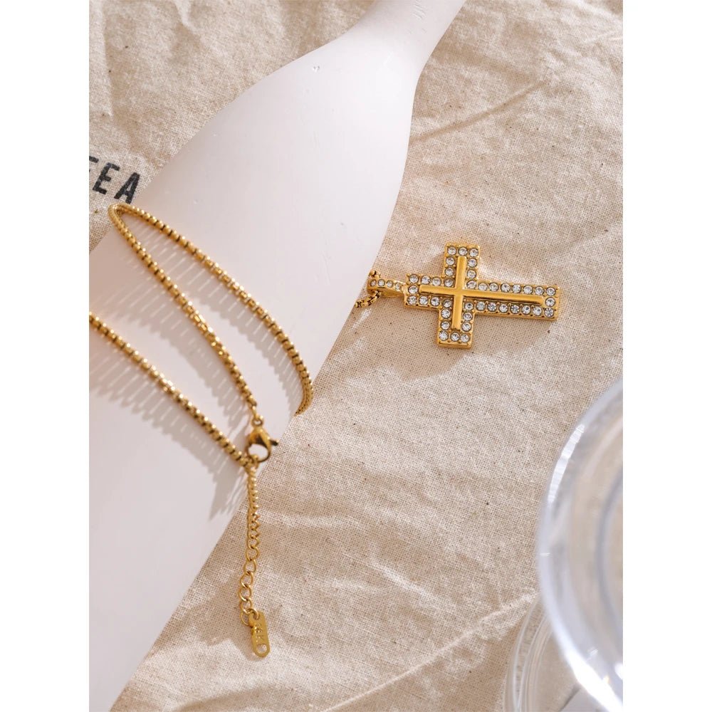 Aerial shot image of Cross Pendant Necklace