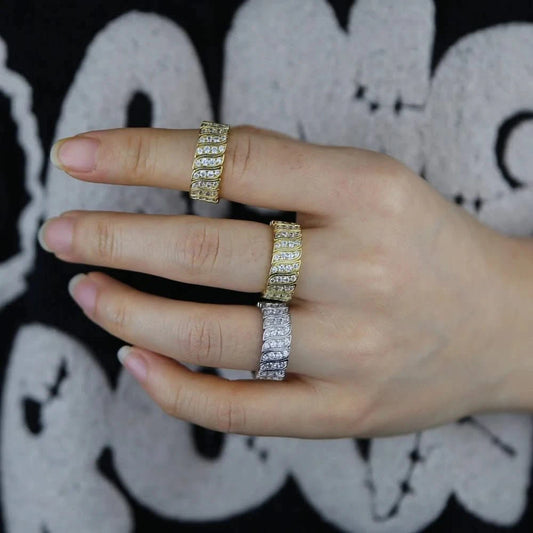 Cubic Zirconia Encrusted Rings 1