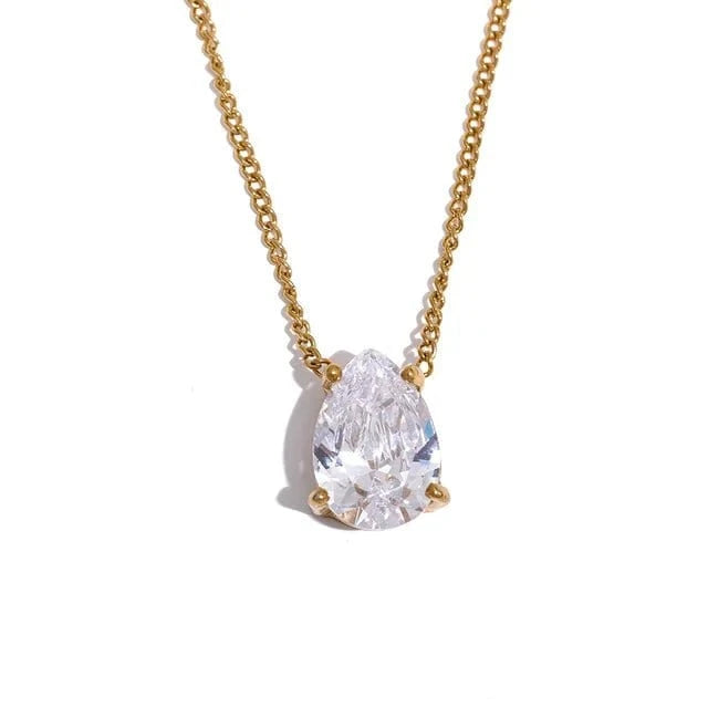 Cubic Zirconia Pendant Necklace